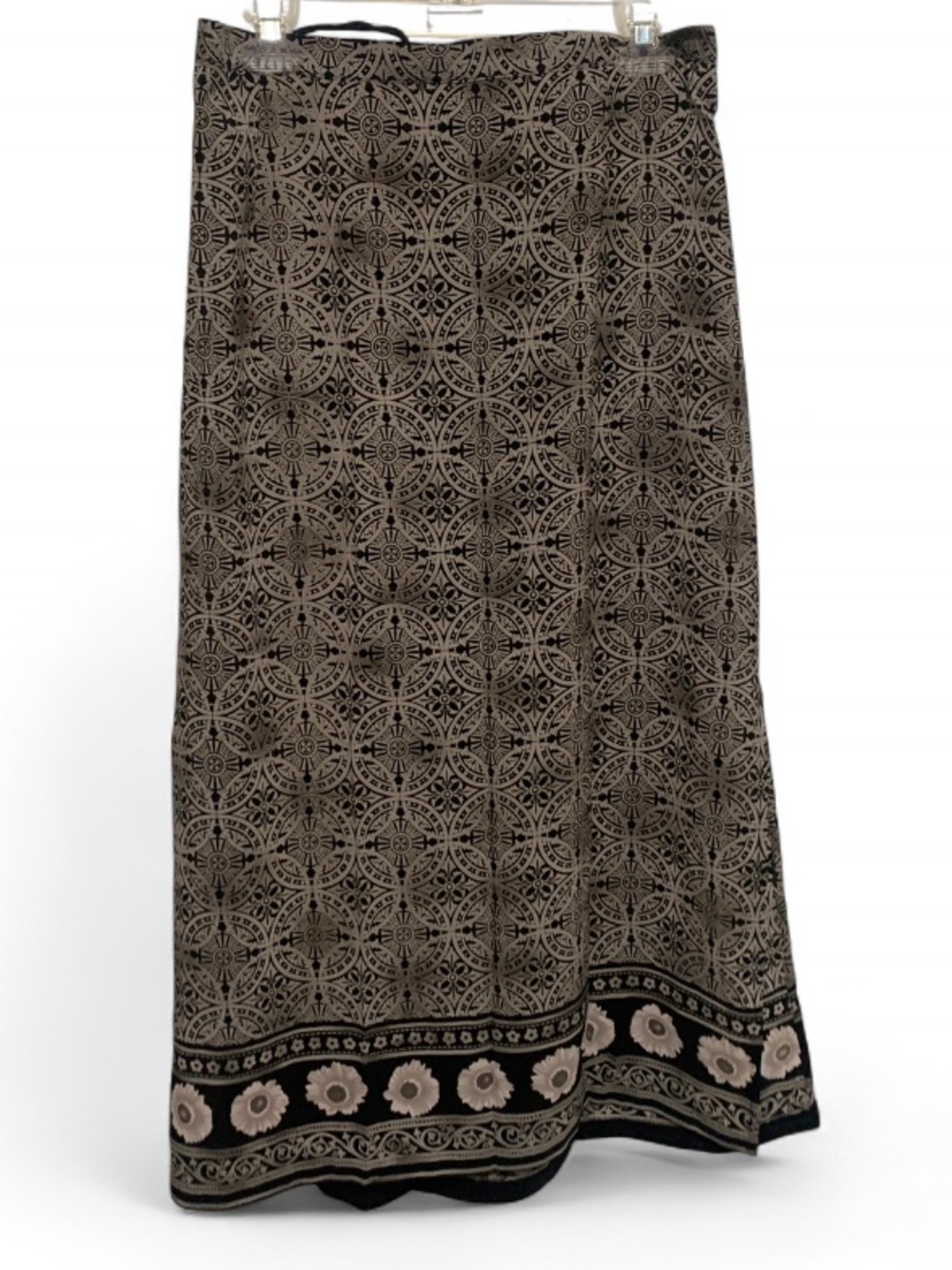 Vintage Fashion Bug Boho Print Maxi Skirt